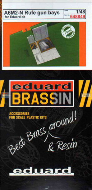 EDU648849 1:48 Eduard Brassin PRINT - A6M2-N Rufe Gun Bays (EDU kit)