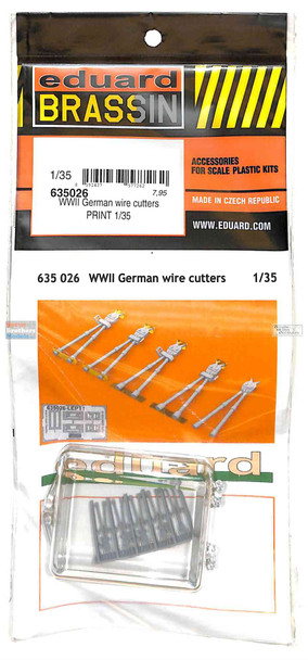 EDU635026 1:35 Eduard Brassin PRINT WW2 German Wire Cutters