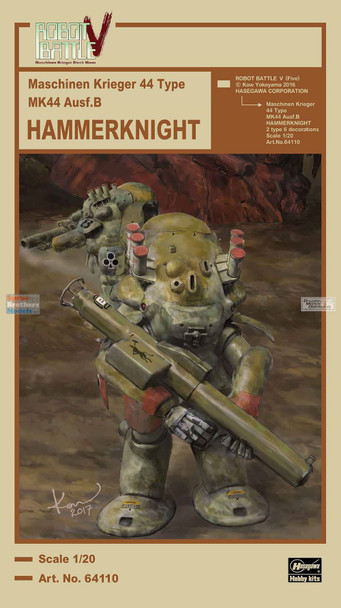 HAS64110 1:20 Hasegawa Hammerknight 44 Type Mk44 Ausf.B - Maschinen Krieger