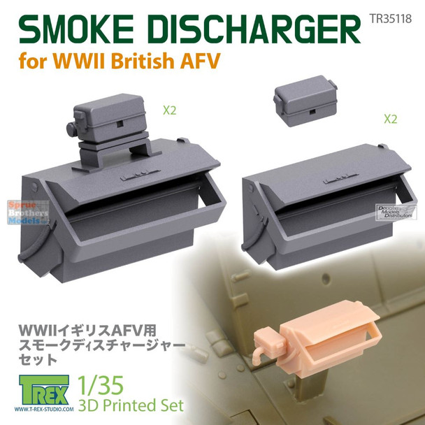 TRXTR35118 1:35 TRex - Smoke Discharger for WW2 British AFV