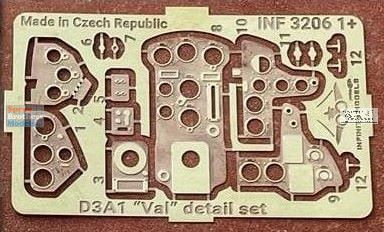 IFM3206-01 1:32 Infinity Models Aichi D3A1 Val Photoetched Detail