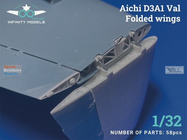 IFM3206-07 1:32 Infinity Models Aichi D3A1 Val Folded Wings Set (IFM kit)