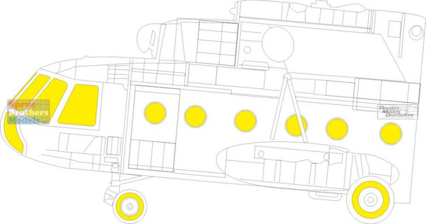 EDUEX942 1:48 Eduard Mask - Mi-17 Hip (AMK kit)