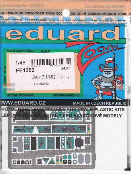 EDUFE1352 1:48 Eduard Color Zoom PE - Mi-17 Hip (AMK kit)