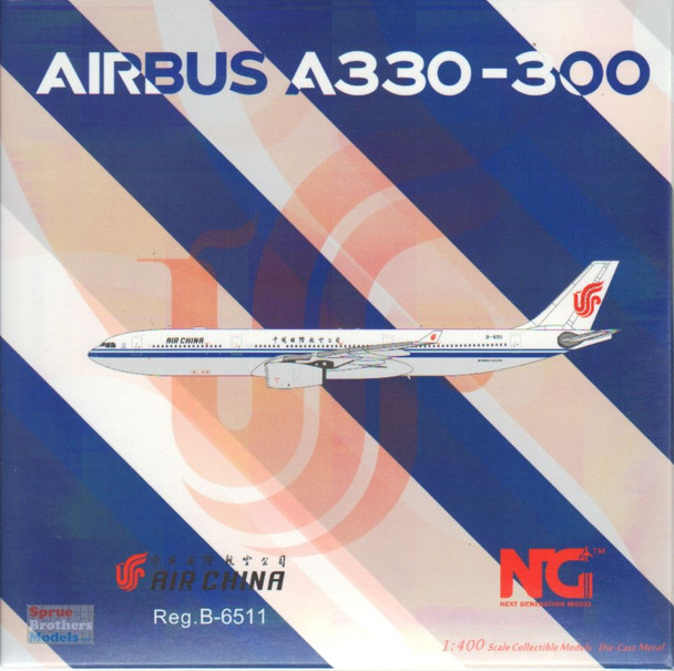 NGM62048 1:400 NG Model Air China Airbus A330-300 Reg #B-6511 (pre-painted/pre-built)