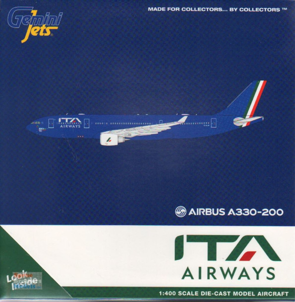 GEMGJ2129 1:400 Gemini Jets ITA Airways Airbus A330-200 Reg #EI-EJP 'Autodromo Nazionale Monza 100' (pre-painted/pre-built)