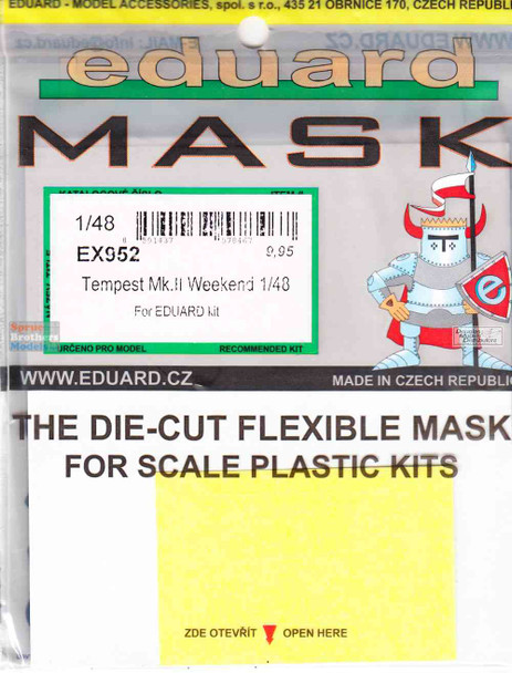 EDUEX952 1:48 Eduard Mask - Tempest Mk.II Weekend (EDU kit)