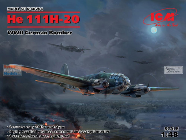 ICM48264 1:48 ICM He111H-20 WW2 German Bomber