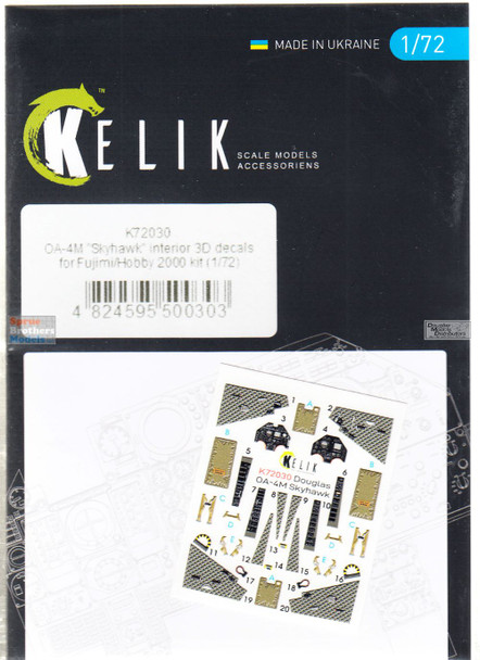 RESK72030K 1:72 ResKit/Kelik 3D Detail Set - OA-4M Skyhawk (FUJ/H2K kit)