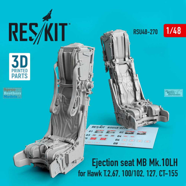 RESRSU480270U 1:48 ResKit MB Mk.10LH Ejection Seats for Hawk T.2/67/100/102/127/CT-155