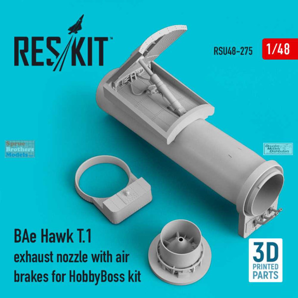 RESRSU480275U 1:48 ResKit BAe Hawk T.1 Exhaust Nozzle with Air Brakes (HBS kit)