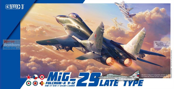 LNRL7212 1:72 Great Wall Hobby MiG-29A Fulcrum 9-12 Late Type