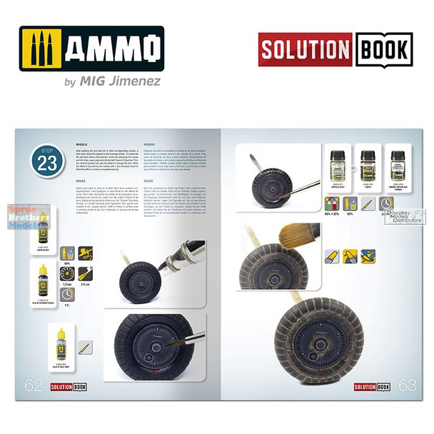 AMM6526 AMMO by Mig Solution Book - How To Paint WW2 Luftwaffe Mid War Aircraft