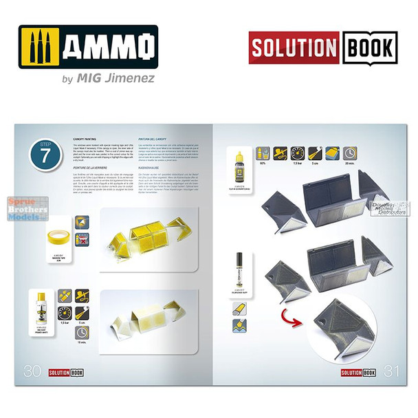 AMM6526 AMMO by Mig Solution Book - How To Paint WW2 Luftwaffe Mid War Aircraft