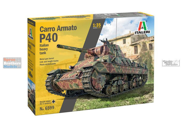 ITA6599 1:35 Italeri Carro Armato P40 Italian Heavy Tank