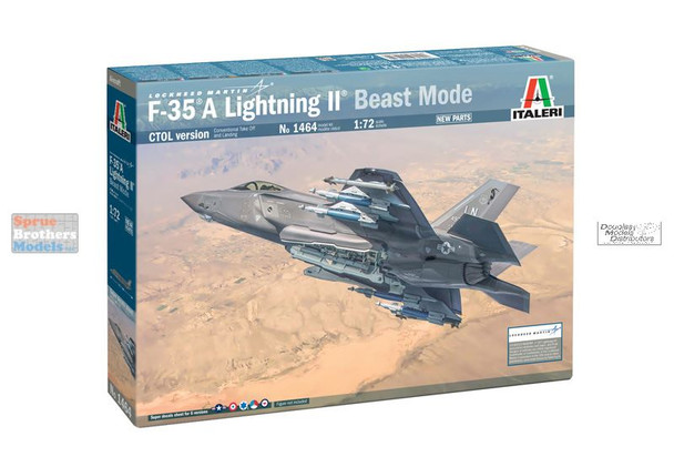 ITA1464 1:72 Italeri F-35A Lightning II Beast Mode