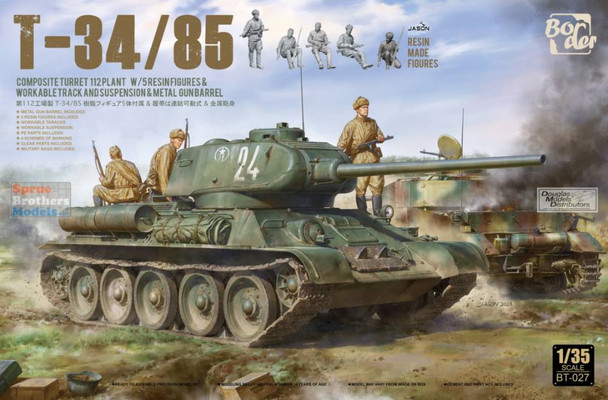 BDMBT027 1:35 Border Model T-34/85 No.112 Plant Composite Turret