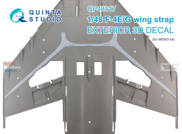 QTSQP48017 1:48 Quinta Studio Interior 3D Decal - F-4E F-4G Phantom II Wing Strap (MNG kit)