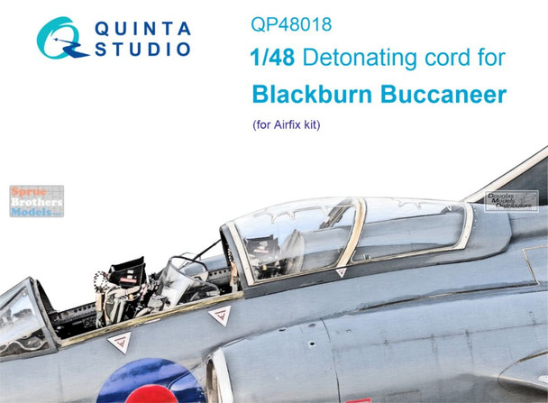 QTSQP48018 1:48 Quinta Studio Interior 3D Decal - Buccaneer Detonating Cord (AFX kit)