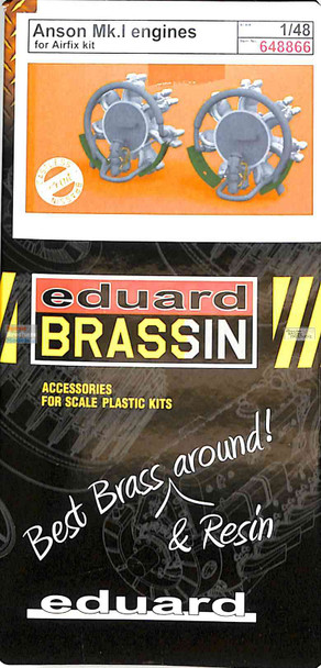 EDU648866 1:48 Eduard Brassin PRINT - Anson Mk.I Engines (AFX kit)