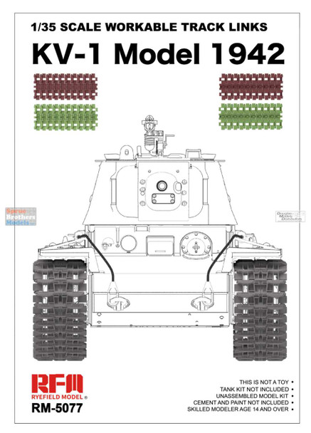 RFMRM5077 1:35 Rye Field Model Workable Track Links - KV-1 Model 1942