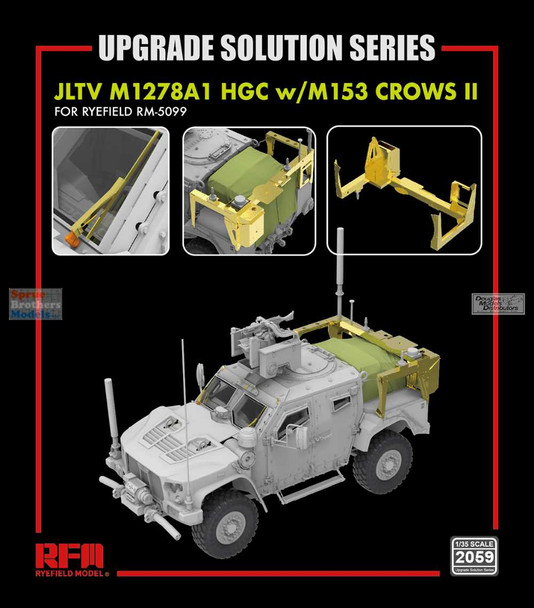 RFMRM2059 1:35 Rye Field Model JLTV M1278A1 HGC with M153 CROWS II Upgrade Set (RFM kit)