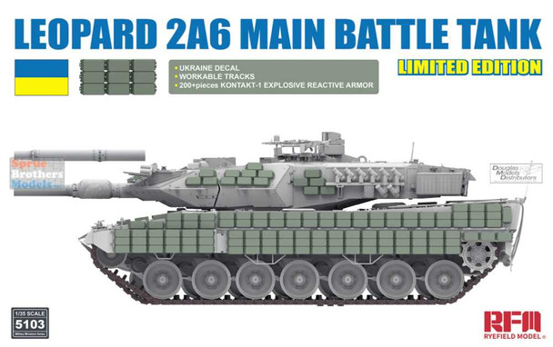 RFMRM5103 1:35 Rye Field Model Ukraine Leopard 2A6