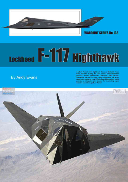 WPT138 Warpaint Books - Lockheed F-117 Nighthawk