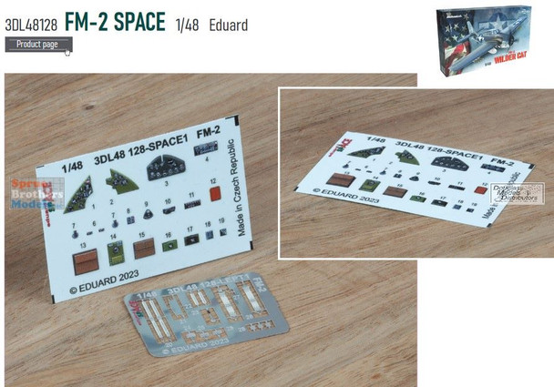 EDU3DL48128 1:48 Eduard SPACE - FM-2 Wildcat (EDU kit)