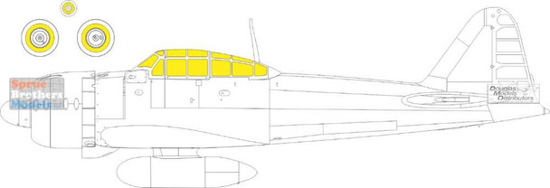 EDUEX970 1:48 Eduard Mask - A6M3 Zero Type 32 Weekend (EDU kit)
