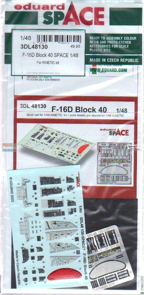 EDU3DL48130 1:48 Eduard SPACE - F-16D Block 40 Falcon (KIN kit)