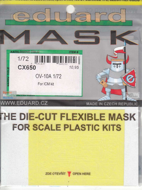 EDUCX650 1:72 Eduard Mask - OV-10A Bronco (ICM kit)