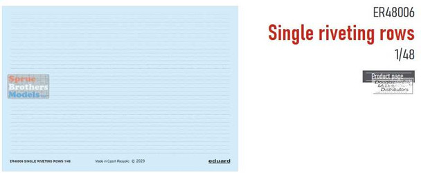 EDUER48006 1:48 Eduard Single Riveting Rows