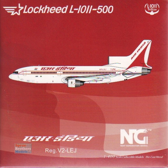 NGM35018 1:400 NG Model Air India Lockheed L-1011-500 Reg #V2-LEJ
