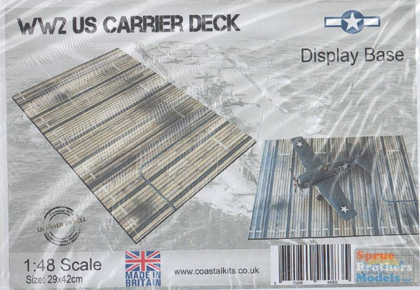 CKS0112-48 1:48 Coastal Kits Display Base - WW2 US Carrrier Deck