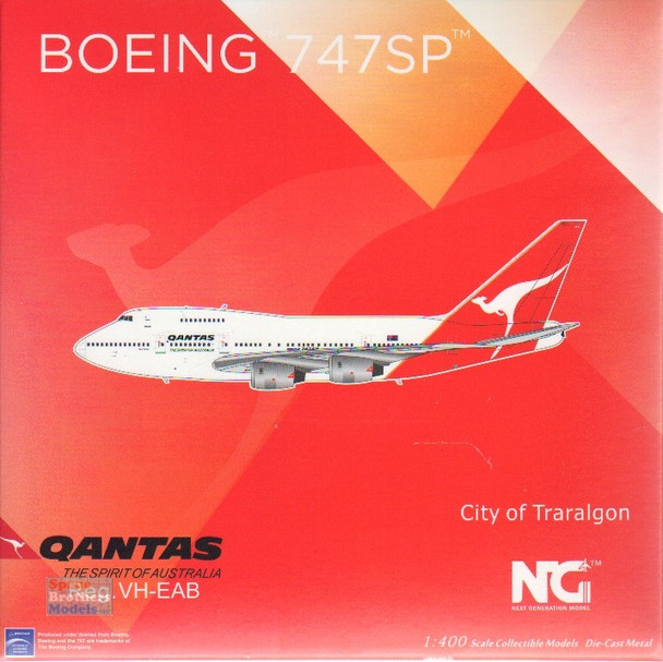 NGM07029 1:400 NG Model Qantas B747SP Reg #VH-EAB (pre-painted/pre-built)