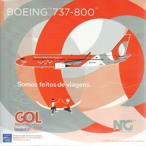 NGM58171 1:400 NG Model GOL Linhas Aereas B737-800 Reg #PR-GXI