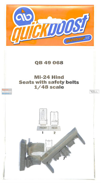 QBT49068 1:48 Quickboost Mi-24 Hind Seats with Safety Belts