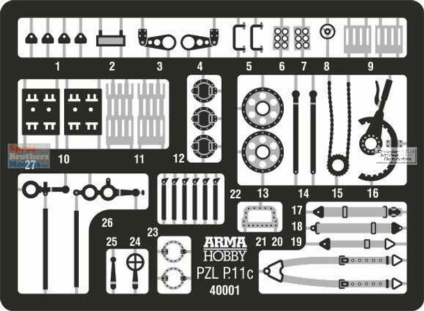 ARM40001 1:48 Arma Hobby PZL P.11c (Expert Set)