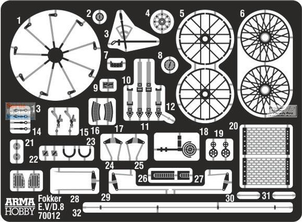 ARM70012 1:72 Arma Hobby Fokker E.V (Expert Set)