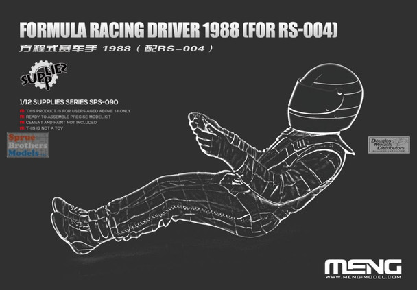 MNGSPS090 1:12 Meng Formula Racing Driver 1988 Figure