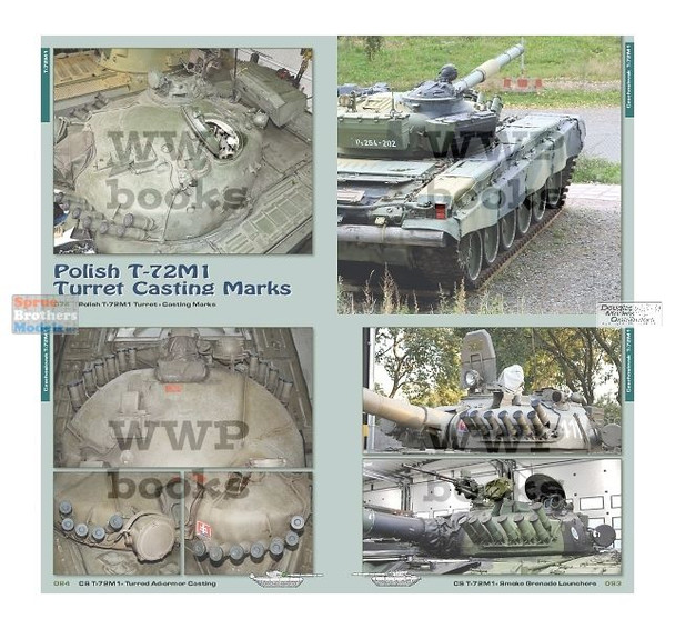 WWPG069 Wings & Wheels Publications - T-72 MBT In Detail (Early Models Ural, 72, M and M1)