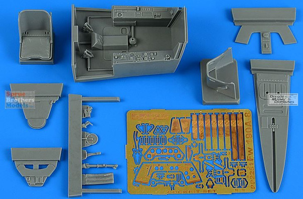 ARS2251 1:32 Aires Fw190A-8 Cockpit Set (REV kit)