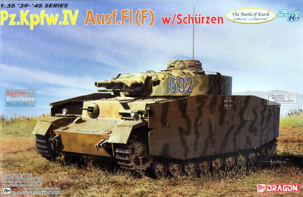 DML6975 1:35 Dragon Panzer Pz.Kpfw.IV Ausf.F1(F) with