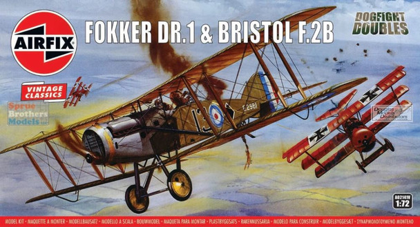 AFX02141V 1:72 Airfix Fokker Dr.1 & Bristol F.2B