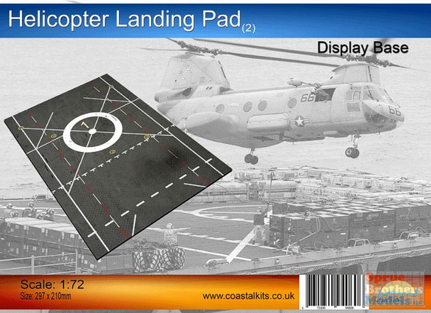 CKS0170-72 1:72 Coastal Kits Display Base - Helicopter Landing Pad 2