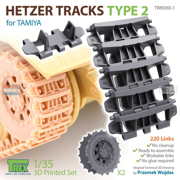 TRXTR85065-1 1:35 TRex - Hetzer Tracks Type 2 (TAM kit)