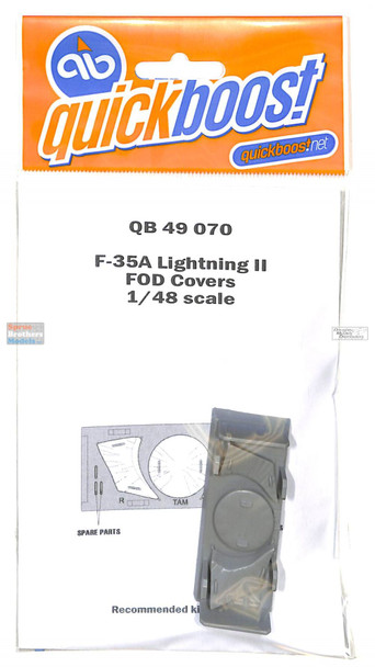 QBT49070 1:48 Quickboost F-35A Lightning II FOD Covers (TAM kit)