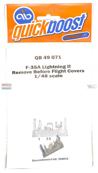 QBT49071 1:48 Quickboost F-35A Lightning II Remove Before Flight Covers (TAM kit)