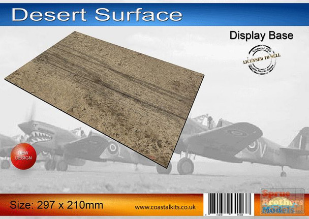 CKS0180-72 1:72 Coastal Kits Display Base - Desert Surface